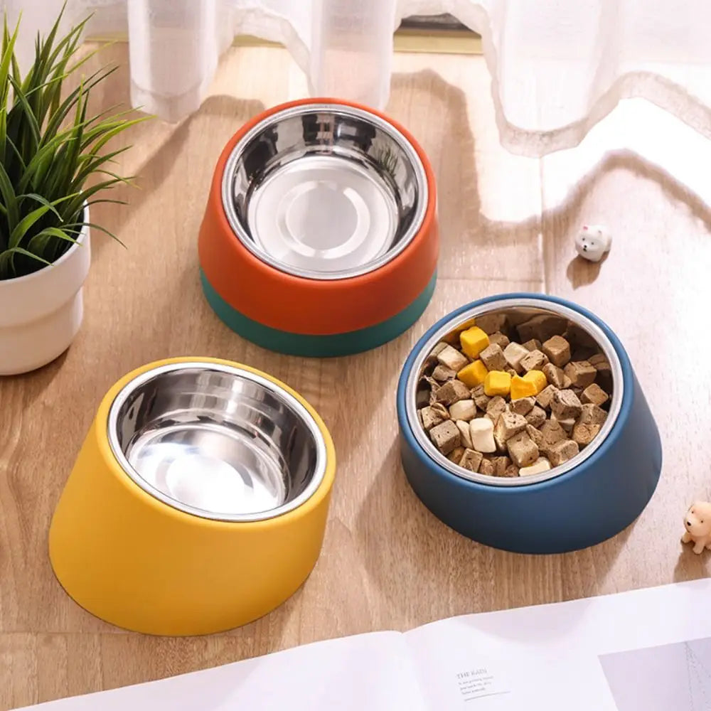 Raised Pet Feeder Bowl for Dogs and Cats.