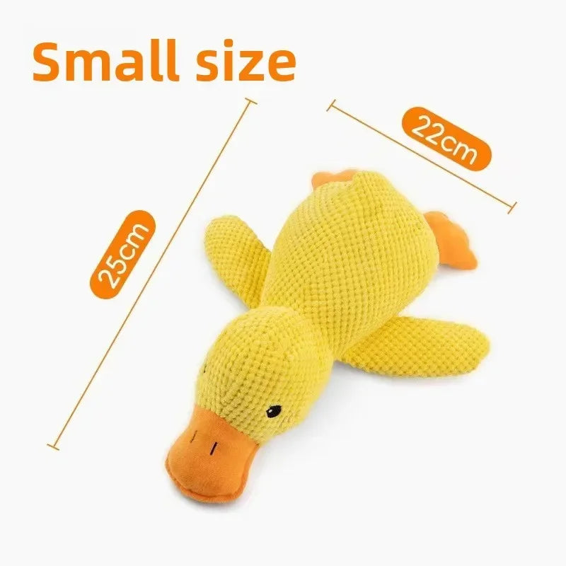 1/3 PCS Squeaky Duck for Dogs. Calming, Plush, Luxury, Sleep Aid and Durable Puppy Companion Pet.