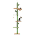 Cat Tower Cactus Tree with Scratching Post,  Hammock and Dangling Ball for Indoor Cats.