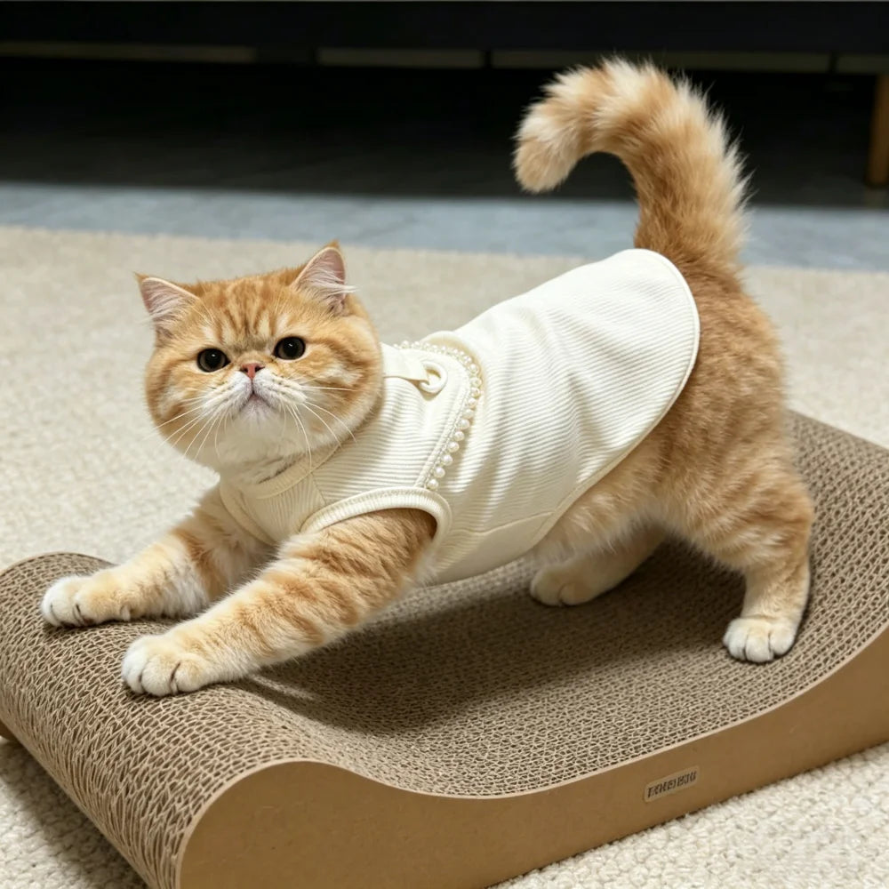 1 piece Spring and Summer Thin Pearl Pet Vest.