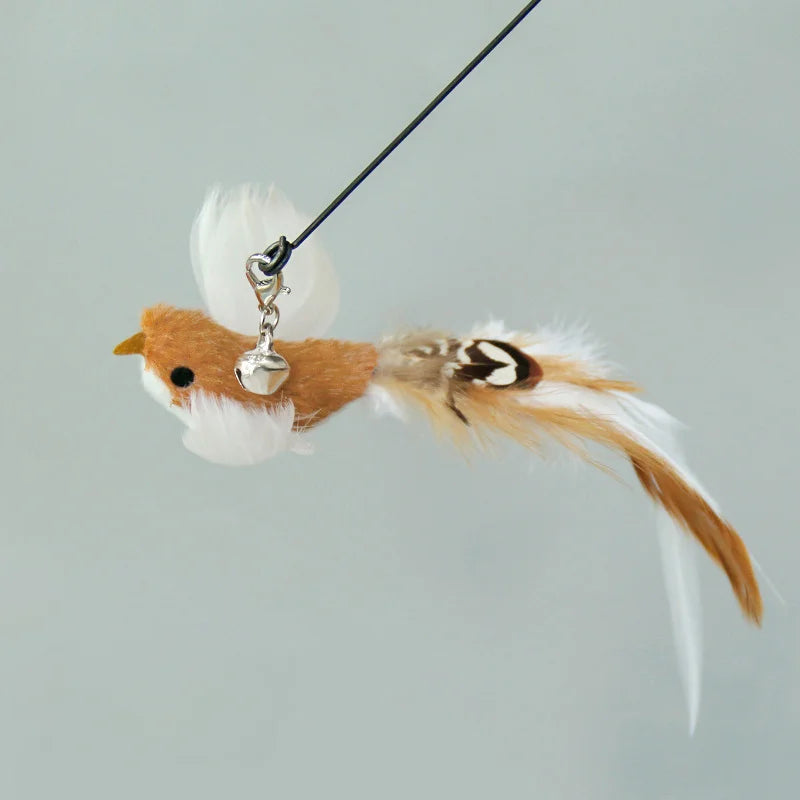 Cat Wand with Bell, Powerful Suction Cup, Interactive Toys for Cats and Kittens.