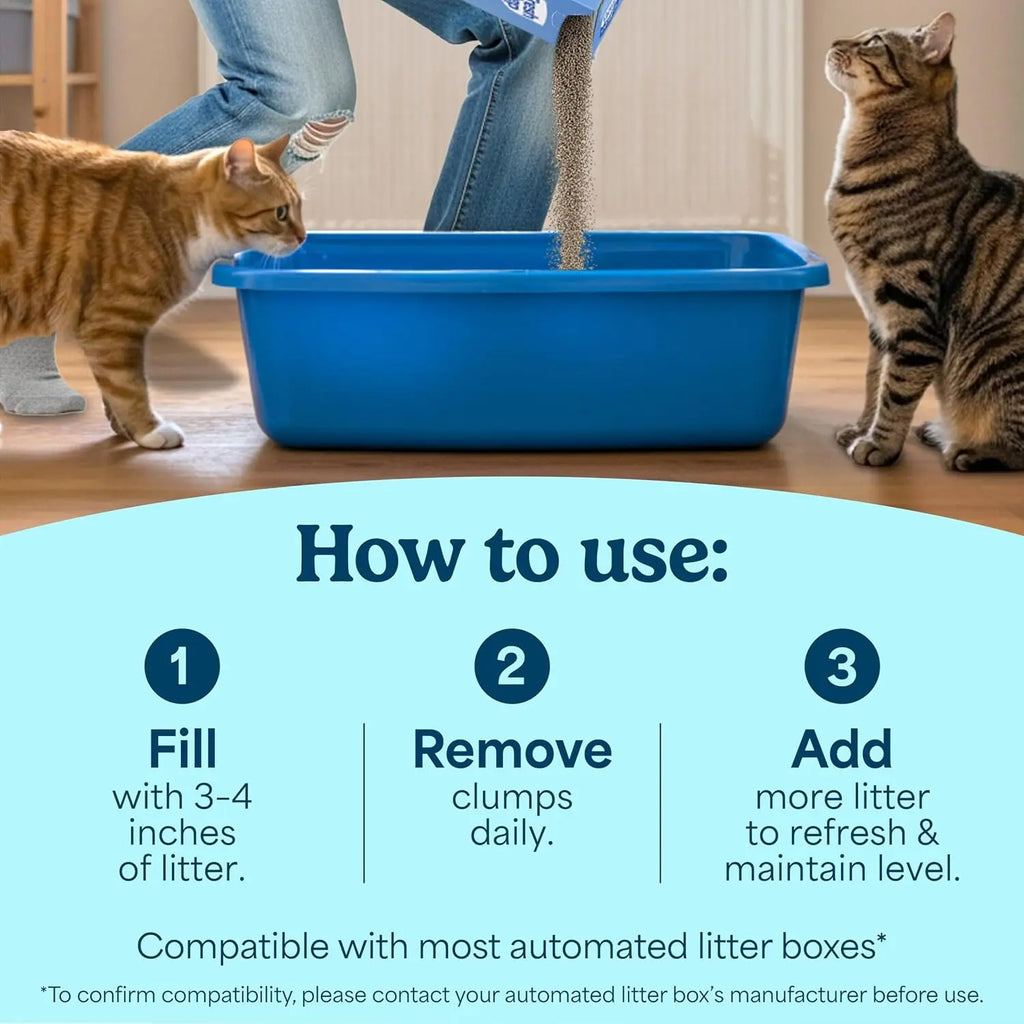 Advanced Multi Cat Clumping Litter with Febreze, Heavy Duty Odor Block, 17.5 lb. Package.
