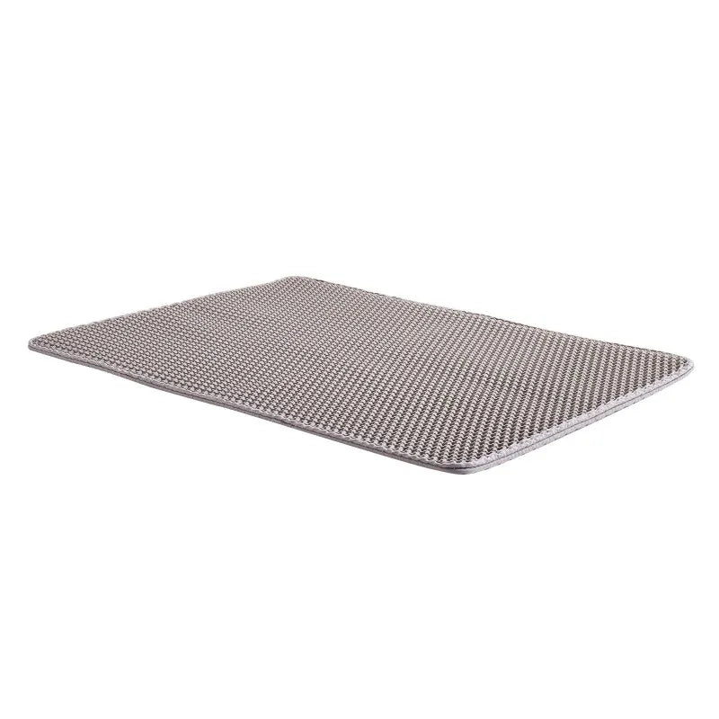 Cat Litter Trapping Mat 30 x 24 in Double Layer Honeycomb Non-Slip & Urine-Proof.
