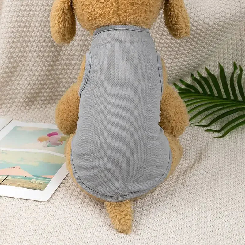 Summer Dog Clothes For Small Dogs Cute Summer Puppy T-Shirt Spring Vests for Small and Medium Dogs and Cats. XS-XXL